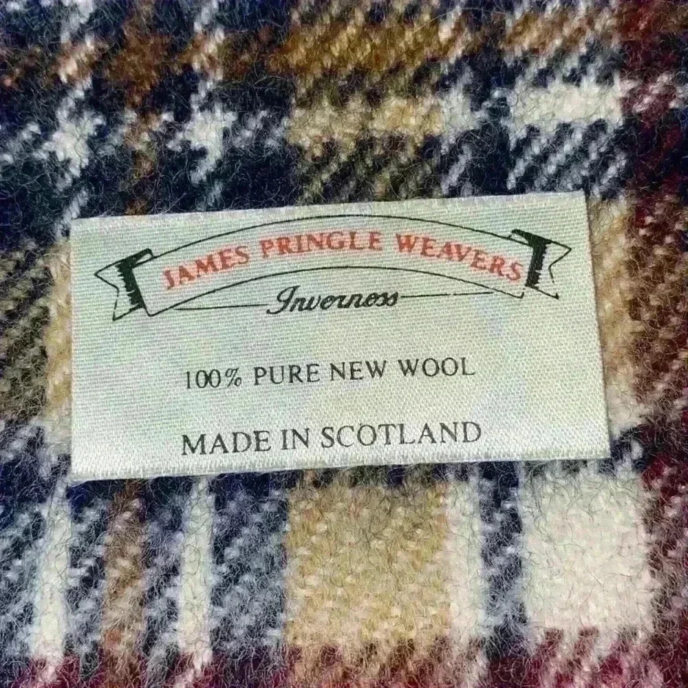 James Pringle Weavers 100% wool scarf